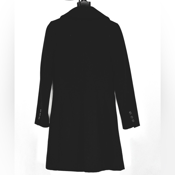 Beau Monde Women’s Single-Breasted Wool Blend Jacket Coat Classic Black, Size S - Picture 3 of 10